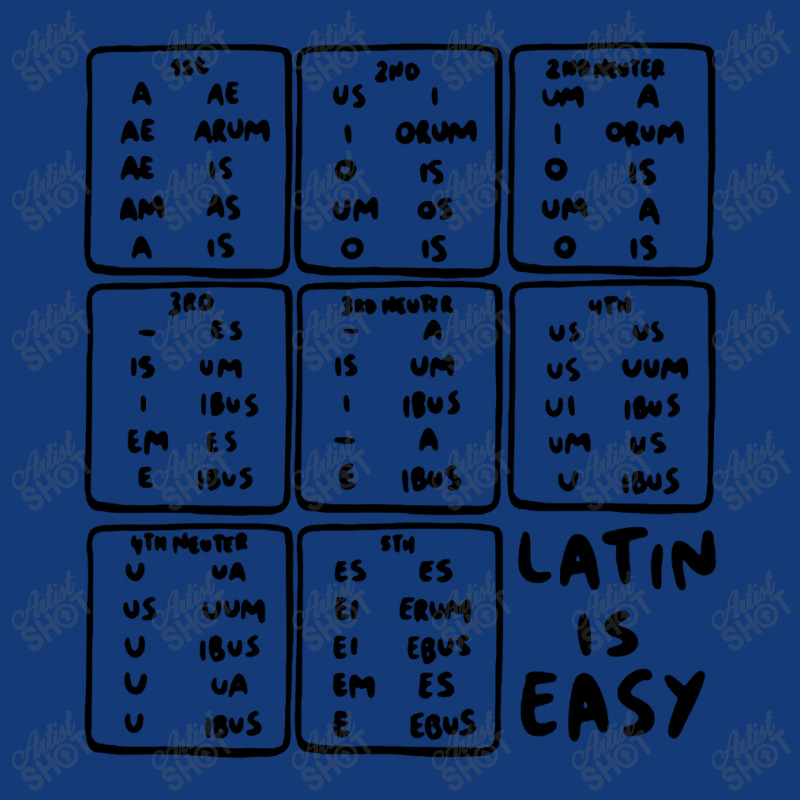 Latin Declensions Cheatsheet Ladies Retro Trucker Cap by Vario | Artistshot