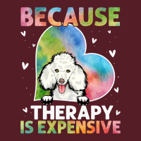 Poodle Lover Dog Because Therapy Is Expensive Poodle 401 Poodles Retro Trucker Cap | Artistshot