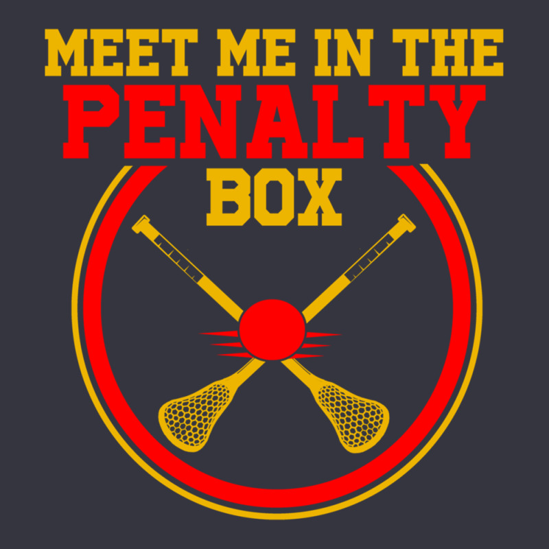 Meet Me In The Penalty Box Lacrosse Funny Present Gift Long Sleeve T S Snapback Trucker Cap by cm-arts | Artistshot