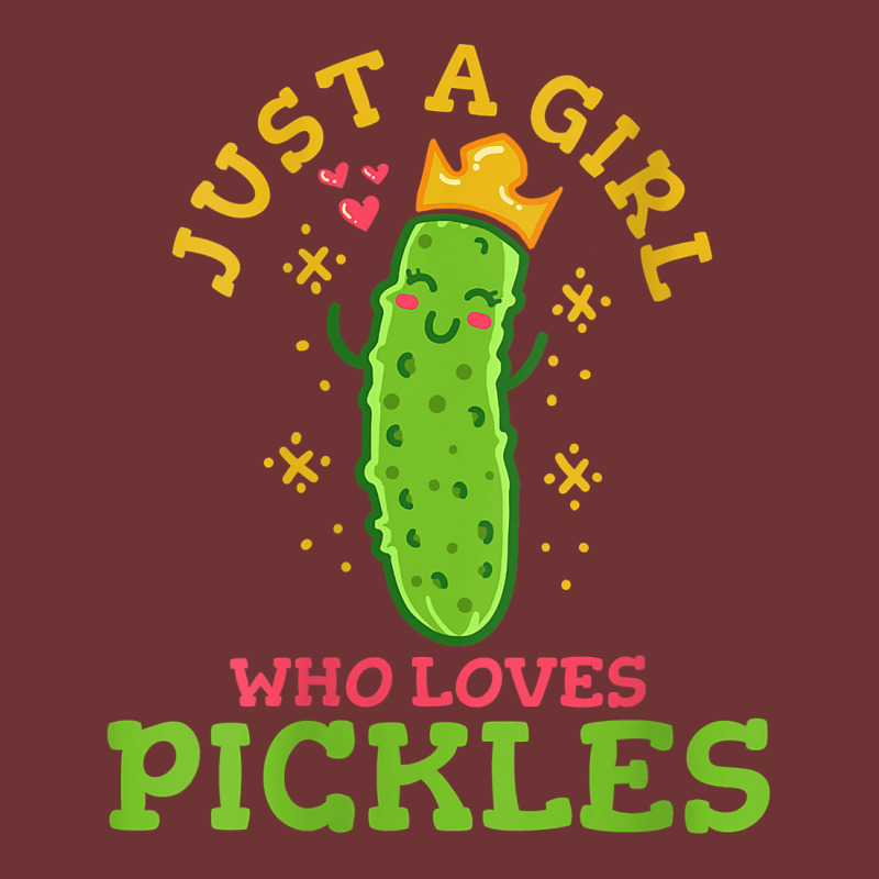 Womens Pickle Just A Girl Who Loves Pickles Vegan V Neck T Shirt Seamless Cap by darelychilcoat1989 | Artistshot