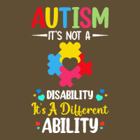 Autism Its Not A Disability Its A Dif T  Shirt Autism It's Not A Disab Seamless Cap | Artistshot