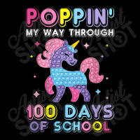 Poppin' My Way Through 100 Days Of School Unicorn Pop It Seamless Cap | Artistshot