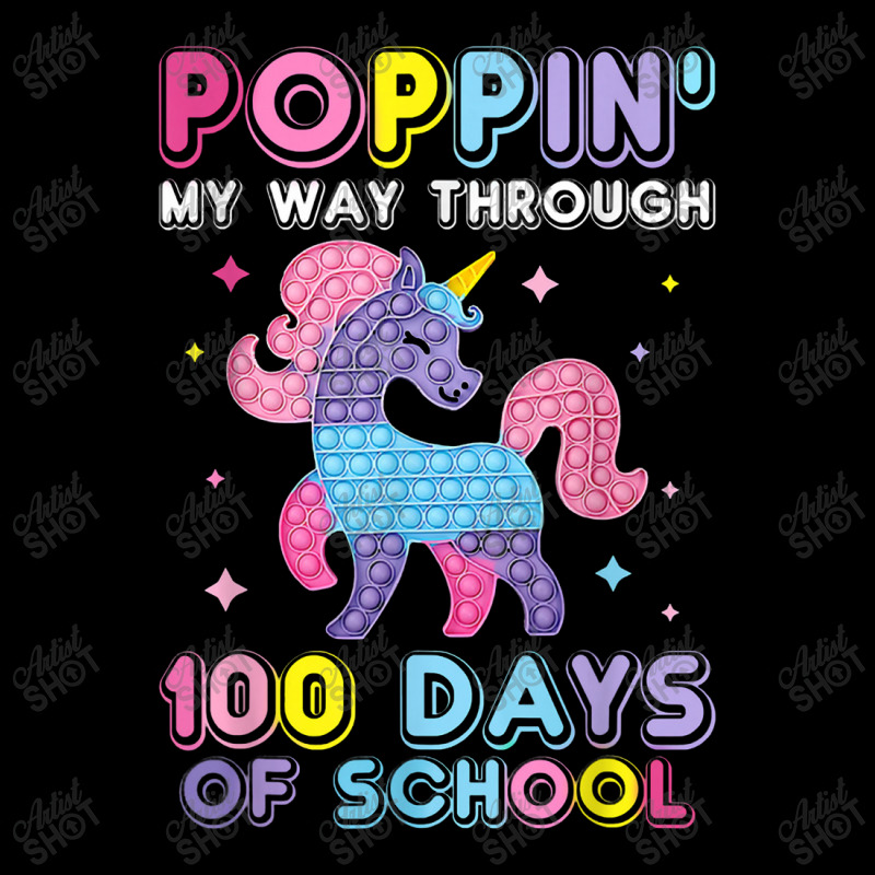 Poppin' My Way Through 100 Days Of School Unicorn Pop It Seamless Cap | Artistshot