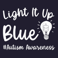 Light It Up Blue Autism Tee I Wear Blue For Autism Awareness T Shirt Seamless Cap | Artistshot