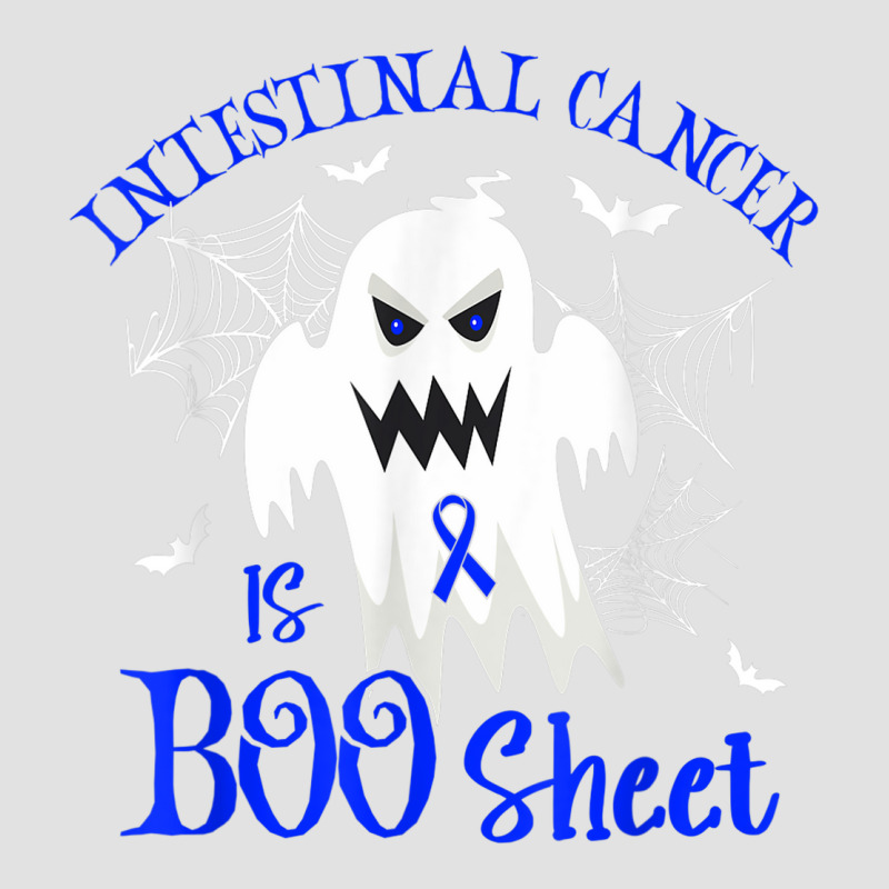 Intestinal Cancer Is Boo Sheet Blue Ribbon Halloween Foam Trucker Hat by Bewitch | Artistshot