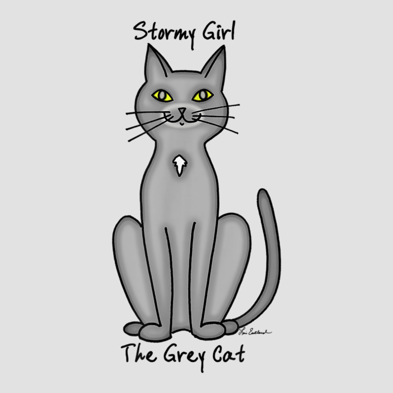 Stormy Girl The Grey Cat Foam Trucker Hat by cm-arts | Artistshot