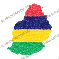 Mauritius Map Flag Drawing Line Art Yupoong Trucker Cap | Artistshot