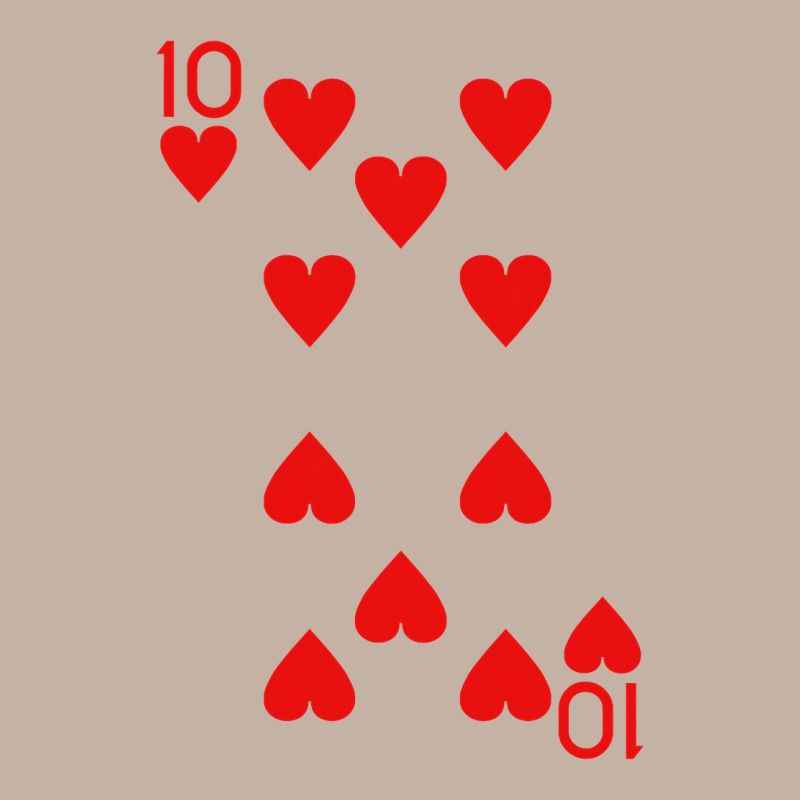 Ten Of Hearts Royal Flush Costume Halloween Playing Cards Foam Trucker Hat | Artistshot