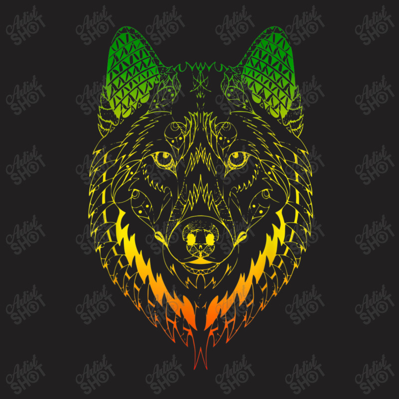 Wolf Mandala Aesthetic T-shirt | Artistshot