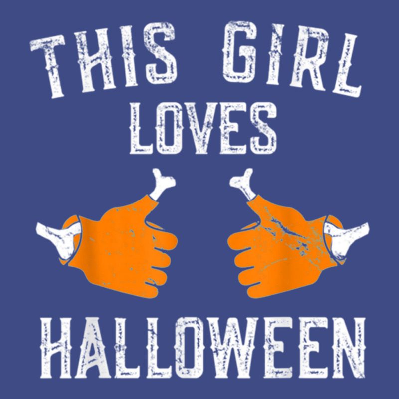 This Girl Loves Happy Halloween Costume Funny For Women Adjustable Baseball Cap | Artistshot