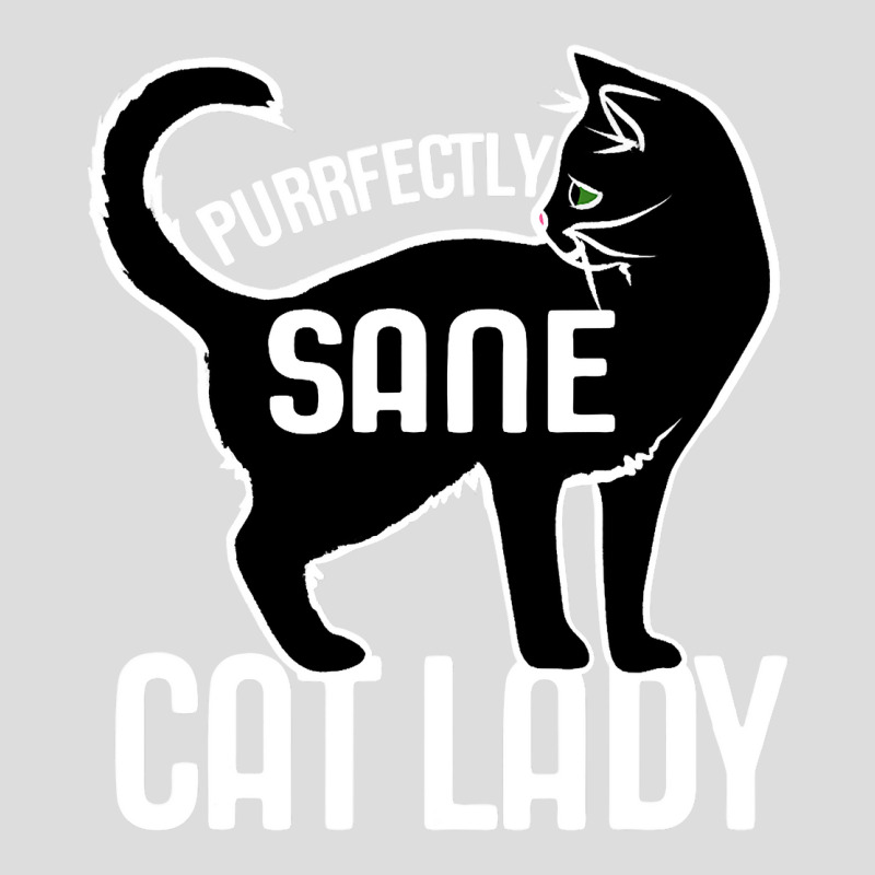 Purrfectly Sane Cat Lady Funny Adjustable Baseball Cap | Artistshot