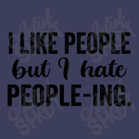 I Like People But I Hate People Ing Adjustable Baseball Cap | Artistshot