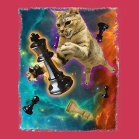 Cats In Space Chess Set Pieces Premium T Shirt Adjustable Baseball Cap | Artistshot