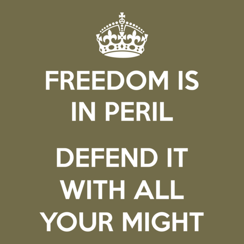 No Longer Keep Calm...freedom Is In Peril - Defend It With All Your Mi Dyed Cap by cm-arts | Artistshot