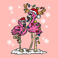 Flamingo Christmas Lights Santa Hat Pajama Cute Animal X Mas T Shirt Urban Heavy T-shirt | Artistshot