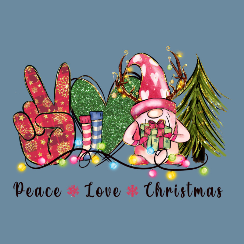 Peace Love Christmas Urban Heavy T-shirt | Artistshot