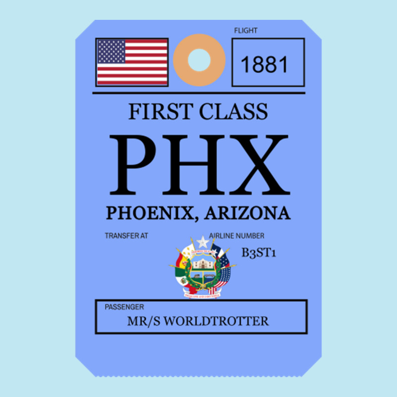 Phoenix Airport Strap Tag Urban Heavy T-shirt | Artistshot