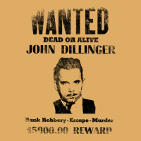 Wanted Poster John Dillinger Distressed Urban Heavy T-shirt | Artistshot