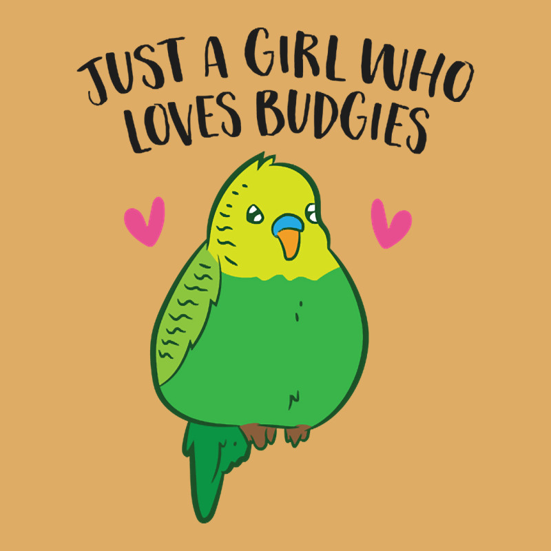 Just A Girl Who Loves Budgies Cute Budgie Bird Urban Heavy T-shirt | Artistshot