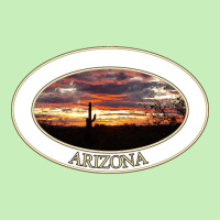 Arizona Sunset With Saguaro Cactus Urban Heavy T-shirt | Artistshot