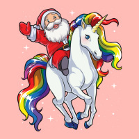 Santa Riding Unicorn T Shirt Christmas Gifts Rainbow Space Xmas Gifts  Urban Heavy T-shirt | Artistshot