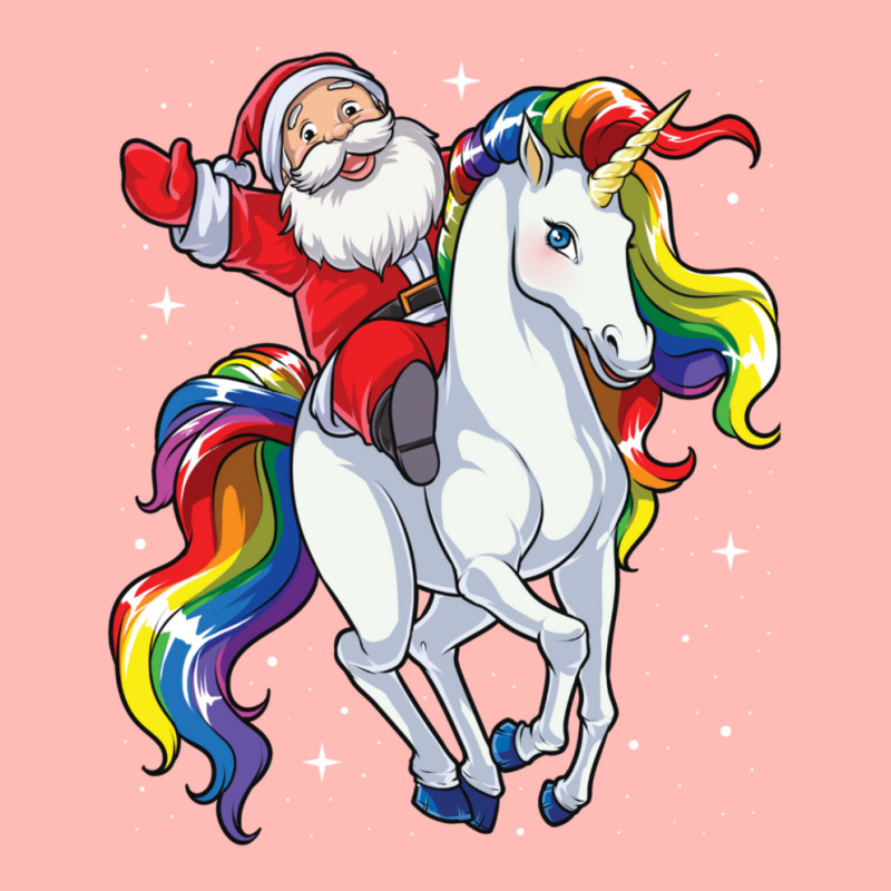 Santa Riding Unicorn T Shirt Christmas Gifts Rainbow Space Xmas Gifts  Urban Heavy T-shirt | Artistshot