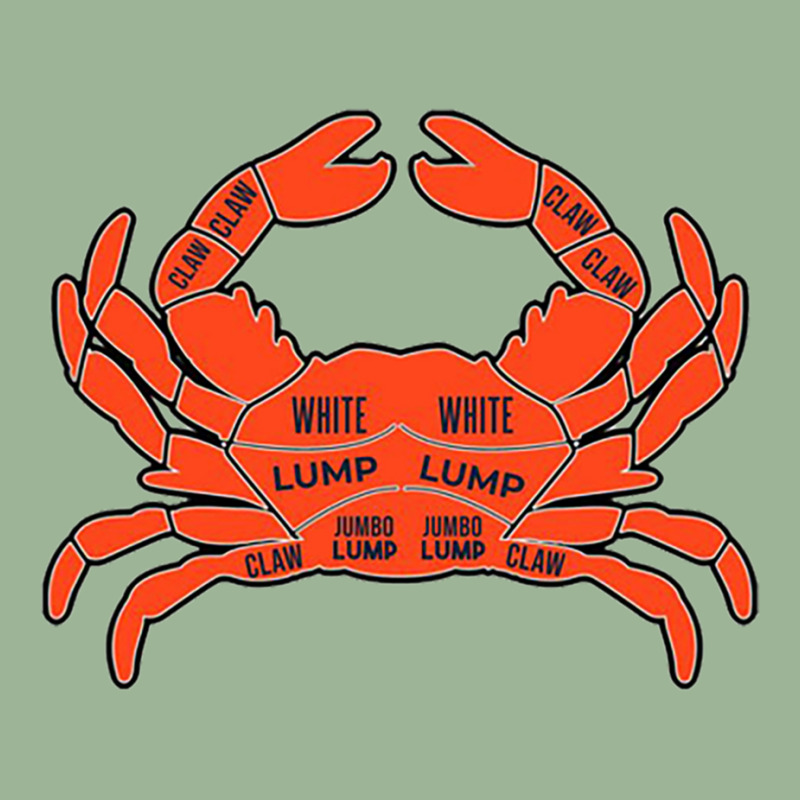 Crab Butcher Diagram Crustaceancore Crab Meat Humor Funny D Pun Great  Urban Pullover Hoodie | Artistshot