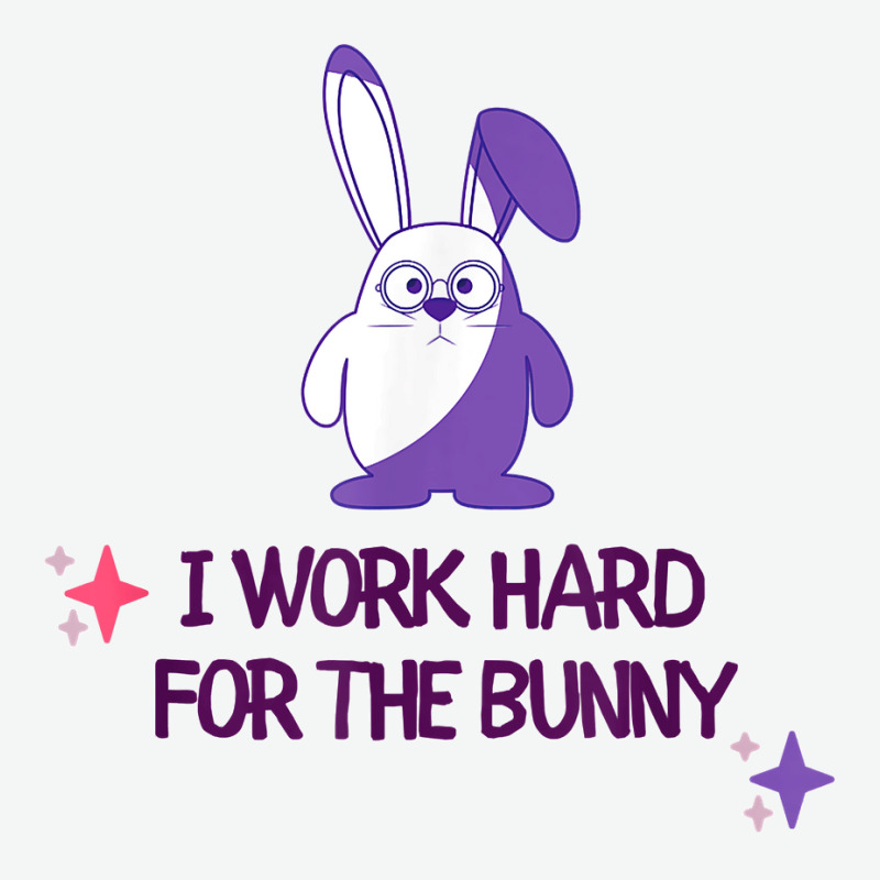 Bunny Memes Cute Kawaii Art I Work Hard For The Purple Bunny Urban Pullover Hoodie by JilmarM.Perez | Artistshot