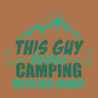 This Guy Loves Camping With His Family Vintage T-shirt | Artistshot