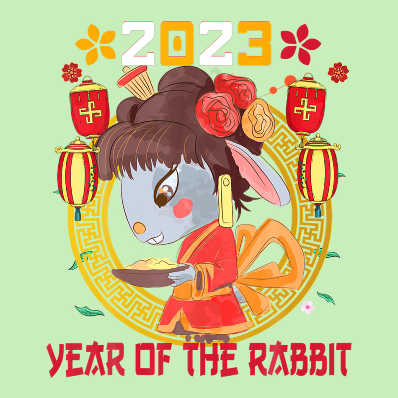 Happy Lunar New Year 2023 Cute Chinese Rabbit Decorations Urban Pullover Hoodie | Artistshot