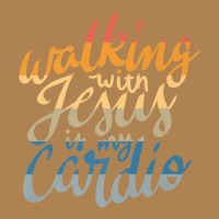 Walking With Jesus Is My Cardio   Funny Christian Workout Premium T Sh Leatherette Tumbler | Artistshot