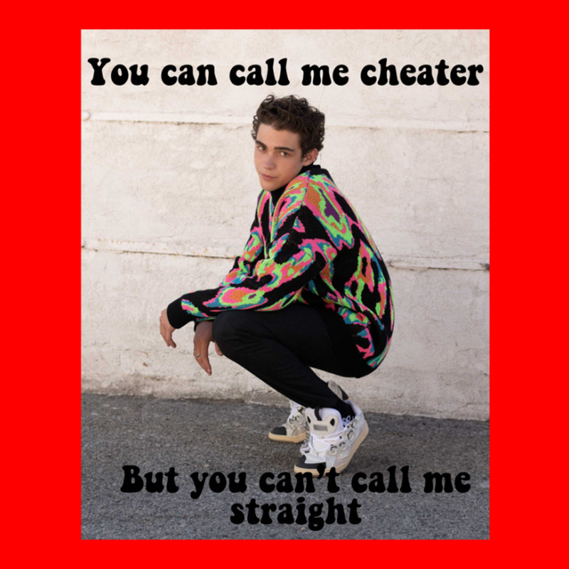 Joshua Bassett   You Can Call Me Cheater But You Can't Call Me Straigh Bomber Jacket by JAMESDSHARP | Artistshot