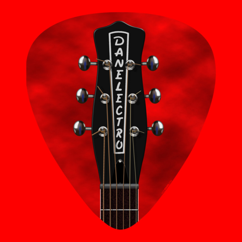 Guitar Headstock Pick Art - Danelectro &x27;59 Resonator Classic Bomber Jacket by MargaretDaniels | Artistshot