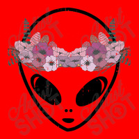 Area51 Flower Crown Alien Head Easy Martian Halloween Gift Bomber Jacket | Artistshot