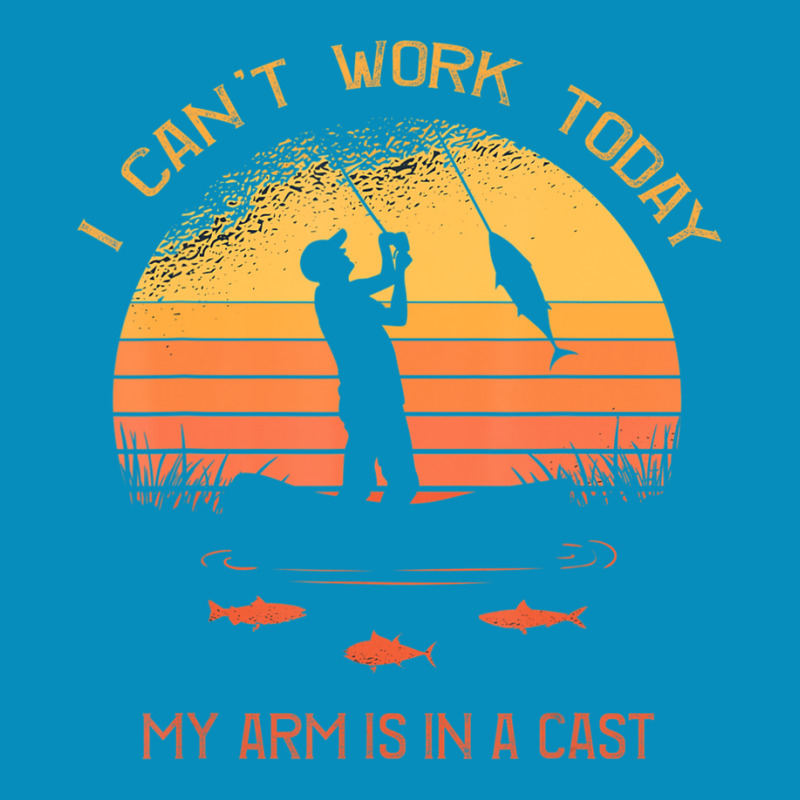 Fisherman, I Can't Work Today My Arm In A Cast Fishing Beanie | Artistshot