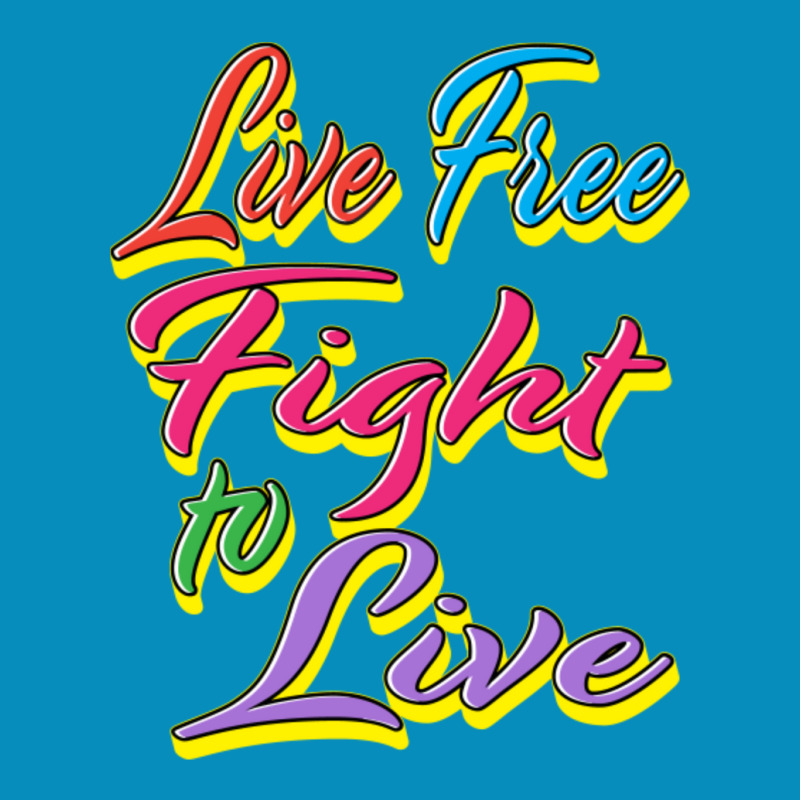 Live Free Fight To Live (rainbow) Beanie by Kuwannin528 | Artistshot