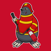 Fire Department T  Shirt Mole As Firefighter With Fire Extinguisher T Visor Hat | Artistshot