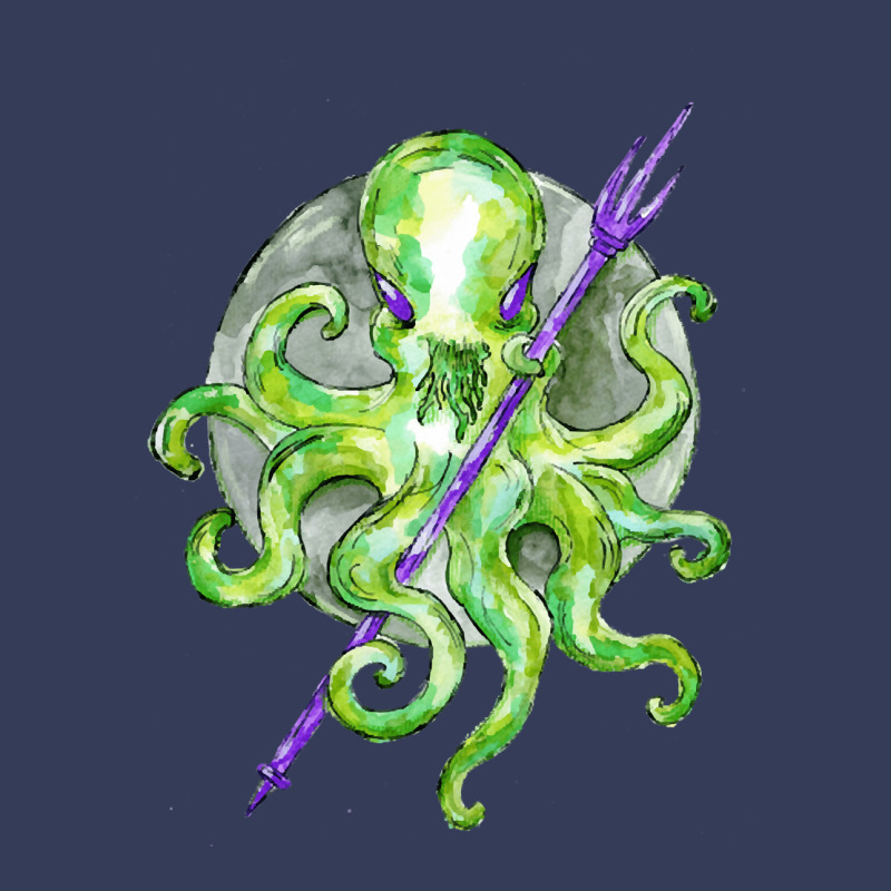 Green Octopus With Purple Trident, Green Octopus With Purple Trident V Visor Hat | Artistshot