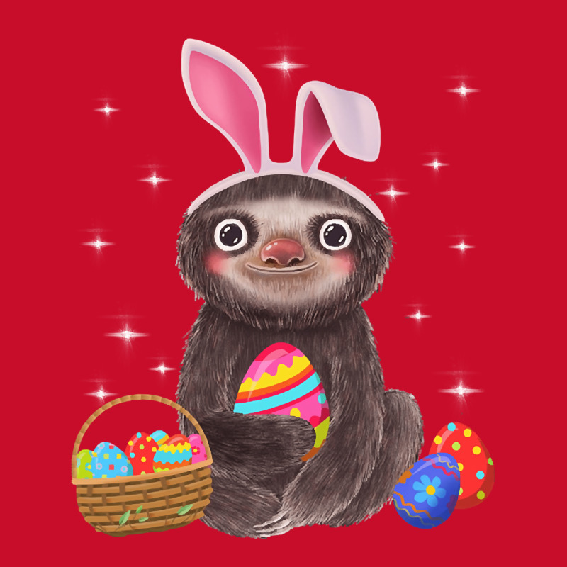 Sloth With Bunny Ears And Easter Eggs Funny, Sloth With Bunny Ears, Ea Visor hat by SHOPURT | Artistshot