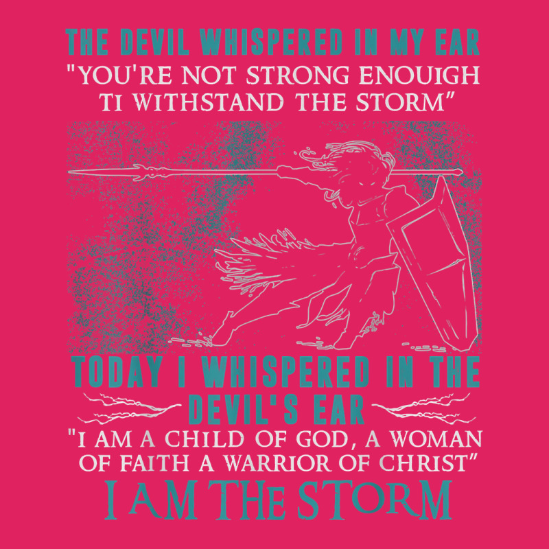 I Am A Child Of God   A Warrior Of Christ   I Am The Storm T Shirt Pom Pom Beanie | Artistshot