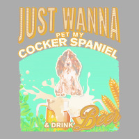 Brown Cocker Spaniel T  Shirt Dog Owner, Just Wanna Pet My Brown Cocke Men's T-shirt Pajama Set | Artistshot