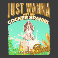 Brown Cocker Spaniel T  Shirt Dog Owner, Just Wanna Pet My Brown Cocke Men's Polo Shirt | Artistshot