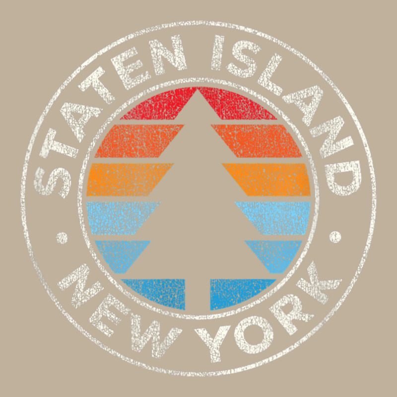 Staten Island New York Ny Vintage Graphic Retro 70s T Shirt Sun Shade Cap by cm-arts | Artistshot