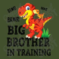 Kids Big Brother In Training Dinosaur T Rex Rawr Announcement Sun Shade Cap | Artistshot