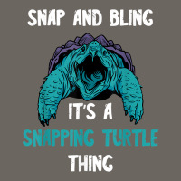 Snapping Turtle Snap And Bling Sea Animal Reptile Lover T Shirt Sun Shade Cap | Artistshot