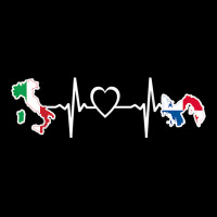 Italy Panama Flag Italian Panamanian Heartbeat T Shirt Mesh Back Trucker Hat | Artistshot