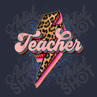 Teacher Leopard Lightning Thunder Western Back To School Mesh Back Trucker Hat | Artistshot