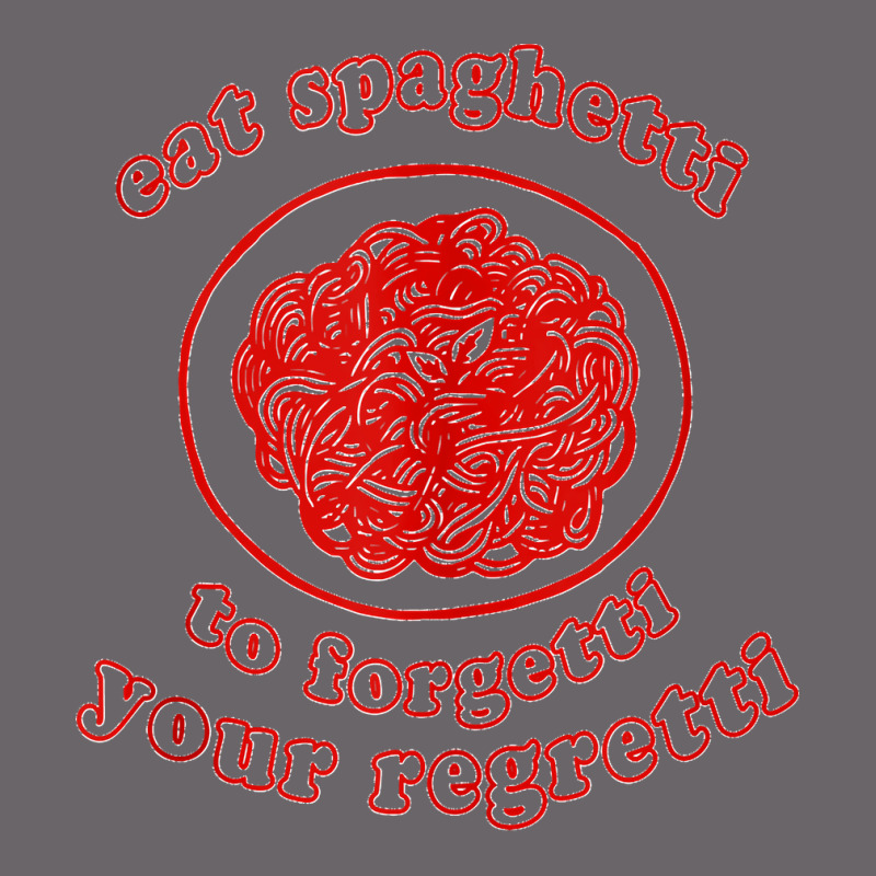 Eat Spaghetti To Forget Your Regretti Funny Apparel Tank Top Mesh Back Trucker Hat by PamelaJeanBrink | Artistshot