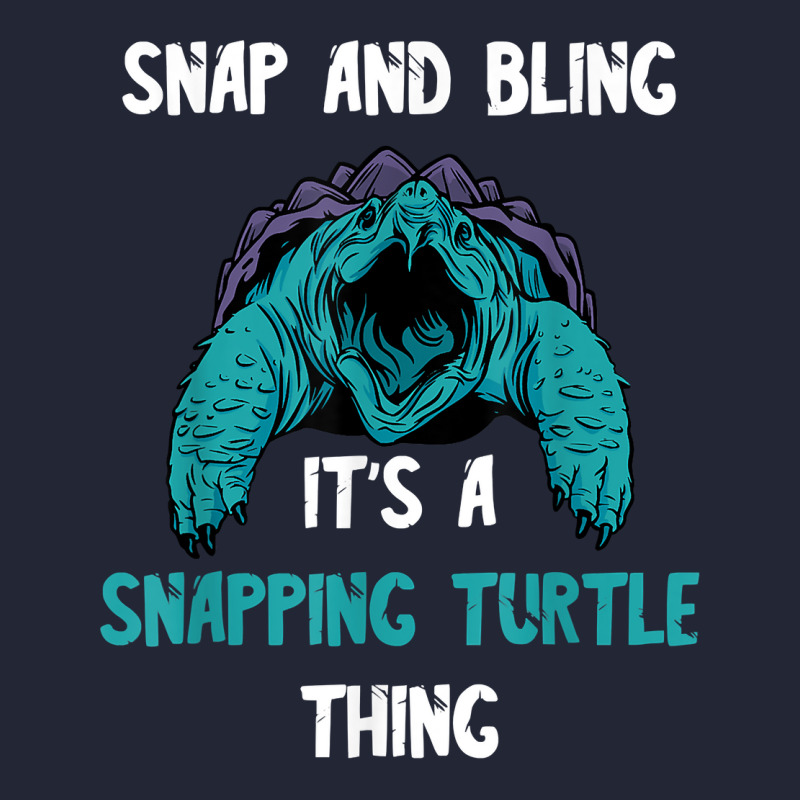 Snapping Turtle Snap And Bling Sea Animal Reptile Lover T Shirt Mesh Back Trucker Hat | Artistshot