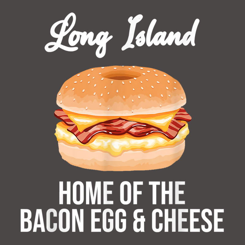 Long Island New York Bacon Egg And Cheese T Shirt Retro Trucker Cap by kasaqcsegurc | Artistshot